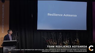 Resilience Aotearoa - NZ GovTech Demo Day 2021