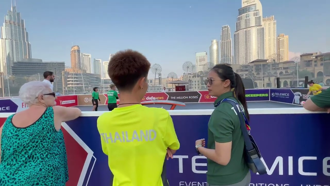 Teqball in Dubai Downtown