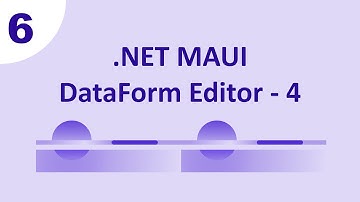 MAUI - Syncfusion: DataForm Editor - Deel 4