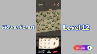 Flower Forest Word Puzzle Level 12 walkthrough 🌼🌿 | Relaxing Nature & Puzzle Fun | Mini Boss 🌸🧠 screenshot 5