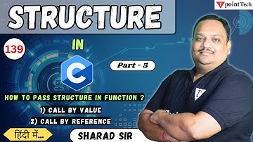 Call by Value | Call by Reference in C | How to Pass Structure in Function?| Structure in C Language