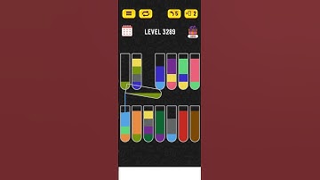 Water sort puzzle - Level 3289 #puzzle #games #level #gaming #watersortpuzzle #gameplay #solution