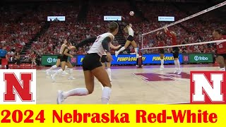Nebraska Red-White Scrimmage, Women Volleyball Game, August 24 2024