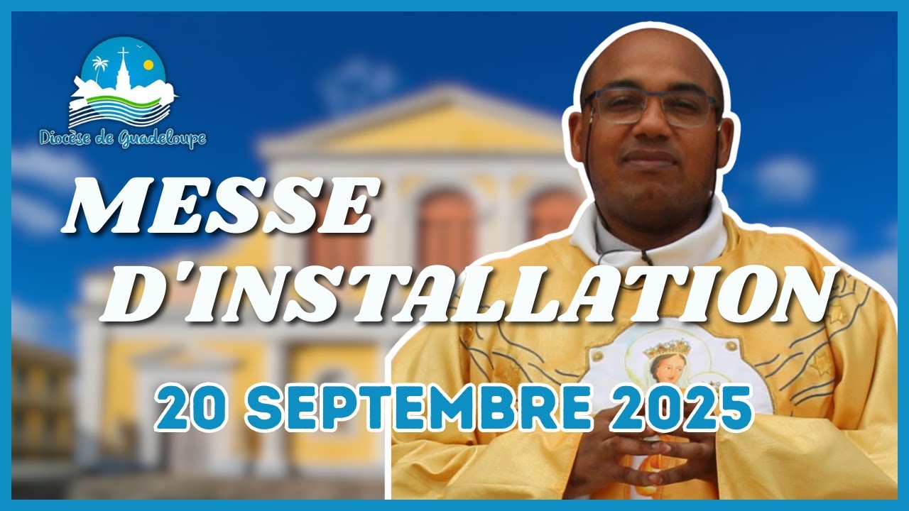 La messe d’installation de Père Gérard FOUCAN, nouveau curé de l’église Saint- Pierre et Saint-Paul.