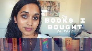 The Books I Bought in 2017
