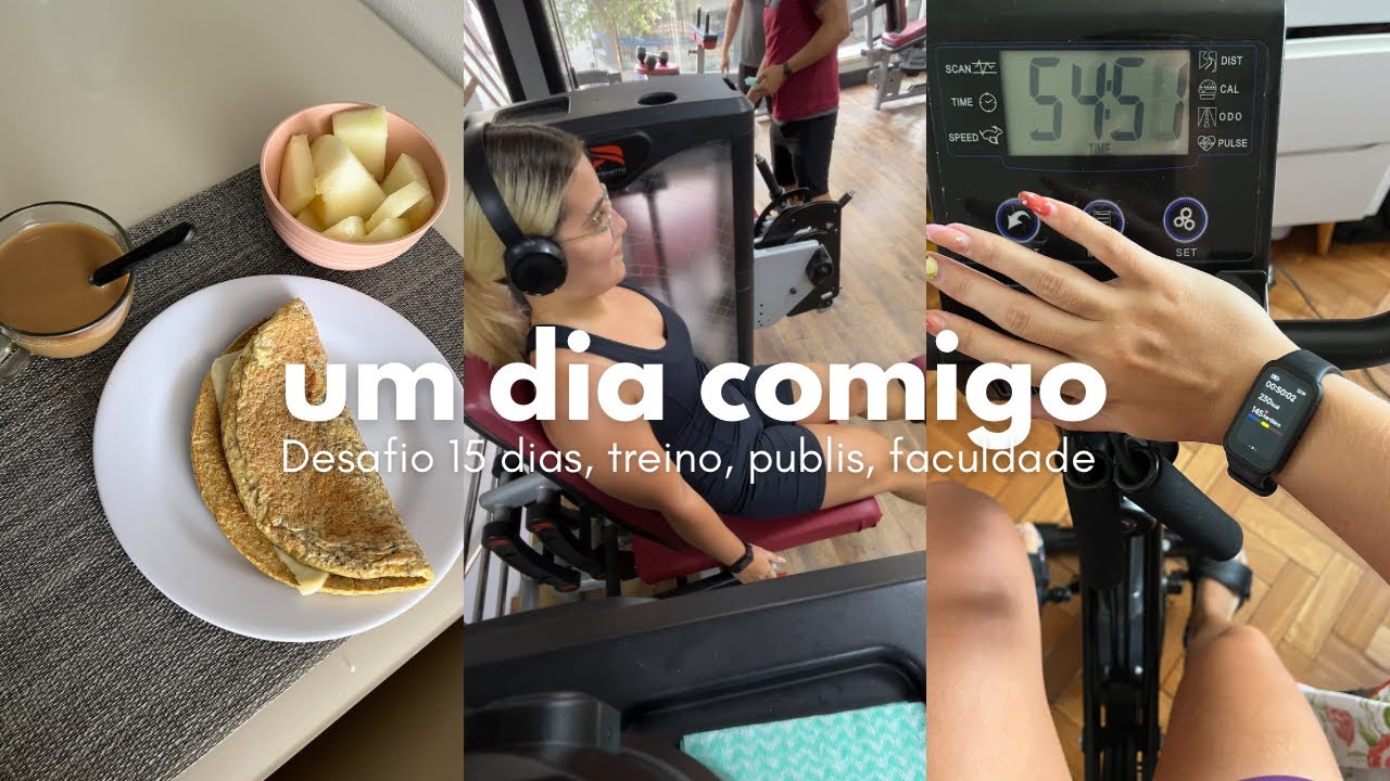 vlog - desafio 15 dias no foco, treino, bastidores de publis
