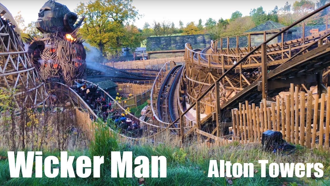 | Wicker Man | Alton Towers | Off Ride | 4K 60fps | Scarefest 2018