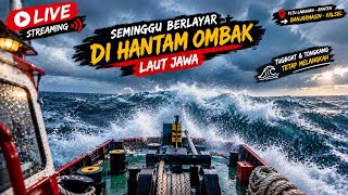 🔴Live❗One Week at Sea, Waves Crashing