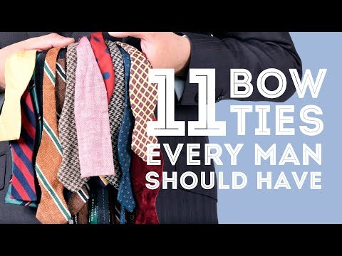 11 Bow Ties Every Man Should Have - Gentleman's Gazette - Fort