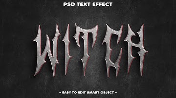 3D Text Effect in Photoshop !