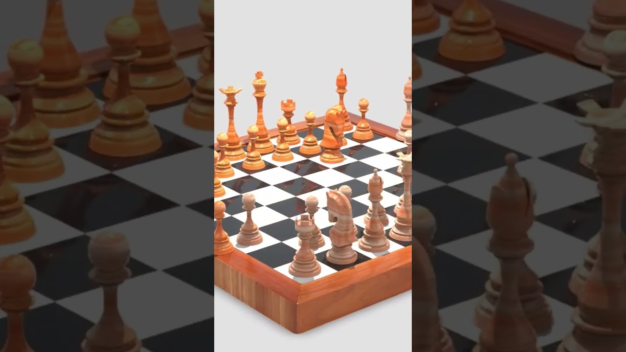 3D Chess Modelling l 3D Maya l 3D l Rendering l Substance Painter l Keyshot l Marmoset Toolbag