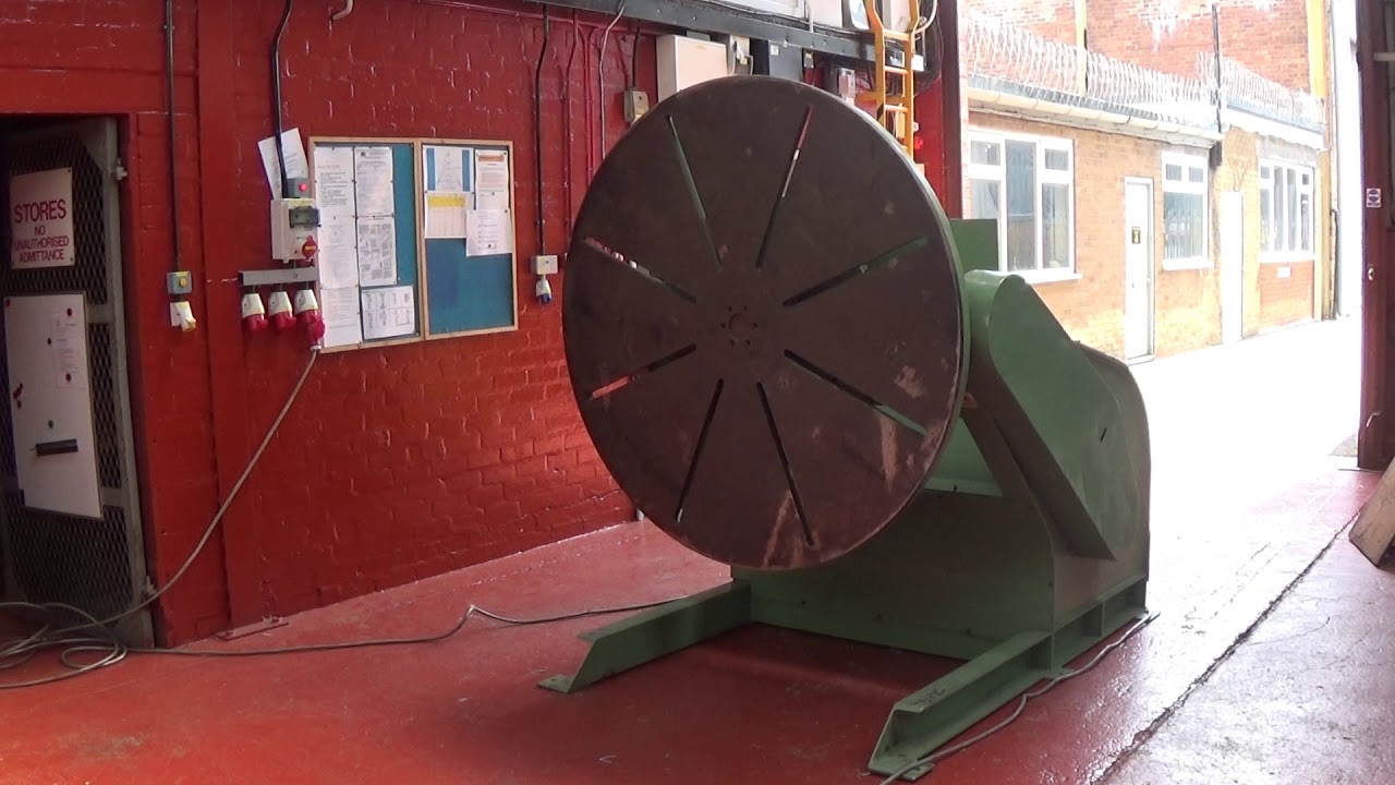 Bode 8 Ton welding positioner - YouTube