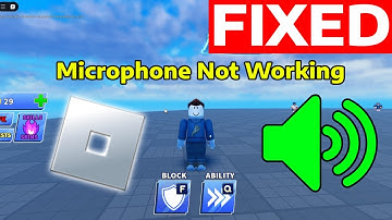How To Fix Microphone Not Working in Roblox