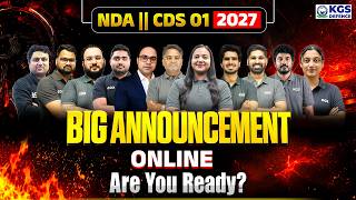 NDA || CDS 01 2027 | BIG ANNOUNCEMENT ONLINE Are You Ready? | KGS Defence Exams screenshot 3