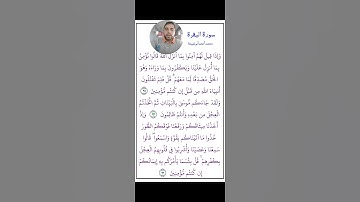 سورة البقرة من الآية (٩١-٩٣) محمد أحمد أبوغنيمة #القرآن_الكريم #المصحف-المرتل