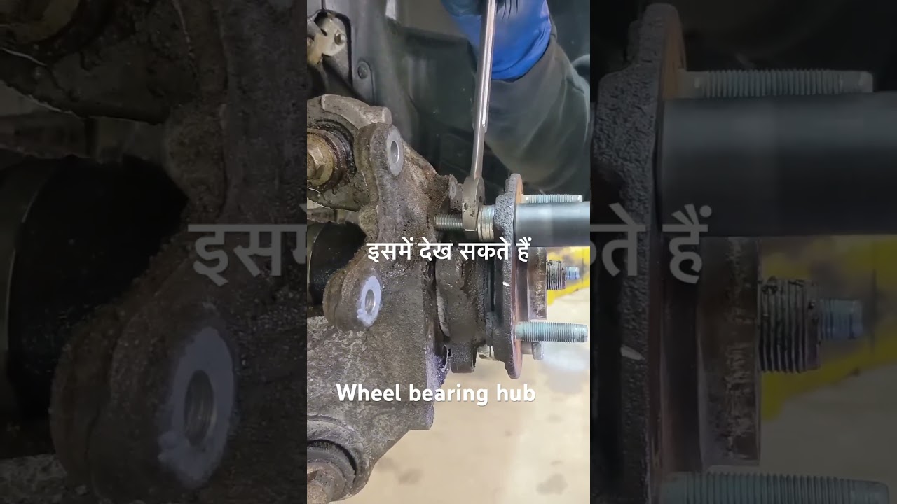 This is how we can removed stuck wheel bearing hub# tools