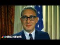 Henry kissinger former secretary of state dies at 100