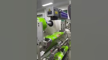 30W flying fiber laser marking machine EXP date coding and marking on plastic food snack package