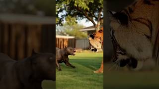 Pitbull Vs. Tiger Fantasy Battle