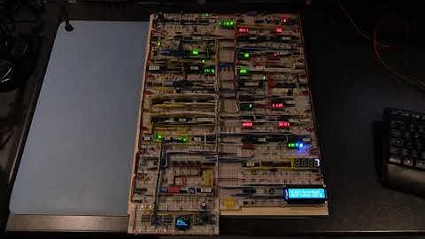 8 bit breadboard computer, with revised stackpointer
