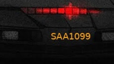 Knight Rider theme with Z80 + SAA1099