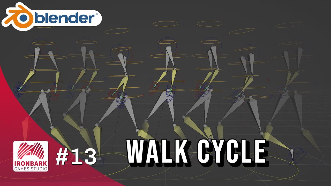 Animating an Easy Walk Cycle in Blender: Step-by-Step Tutorial - YouTube