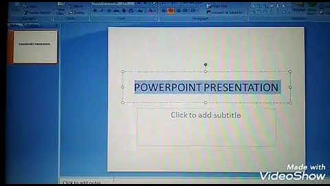 Class 7th | Chapter 6 : PowerPoint 2010: Animating Text & Object (Part 1)