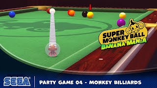 Super Monkey Ball Banana Mania Party Game: Monkey Billiards