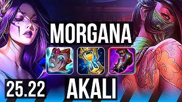 MORGANA vs AKALI (MID) | NA Master | 25.22