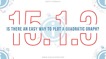 15.1.3 - Is there an easy way to plot a Quadratic Graph?