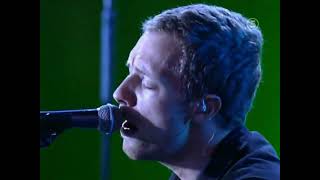 Coldplay performing Clocks live at the Jimmy Kimmel Show in 2003