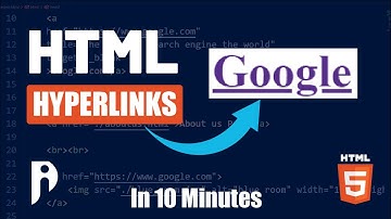 How to add links in HTML  - Learn HTML Hyperlinks in 10 minutes