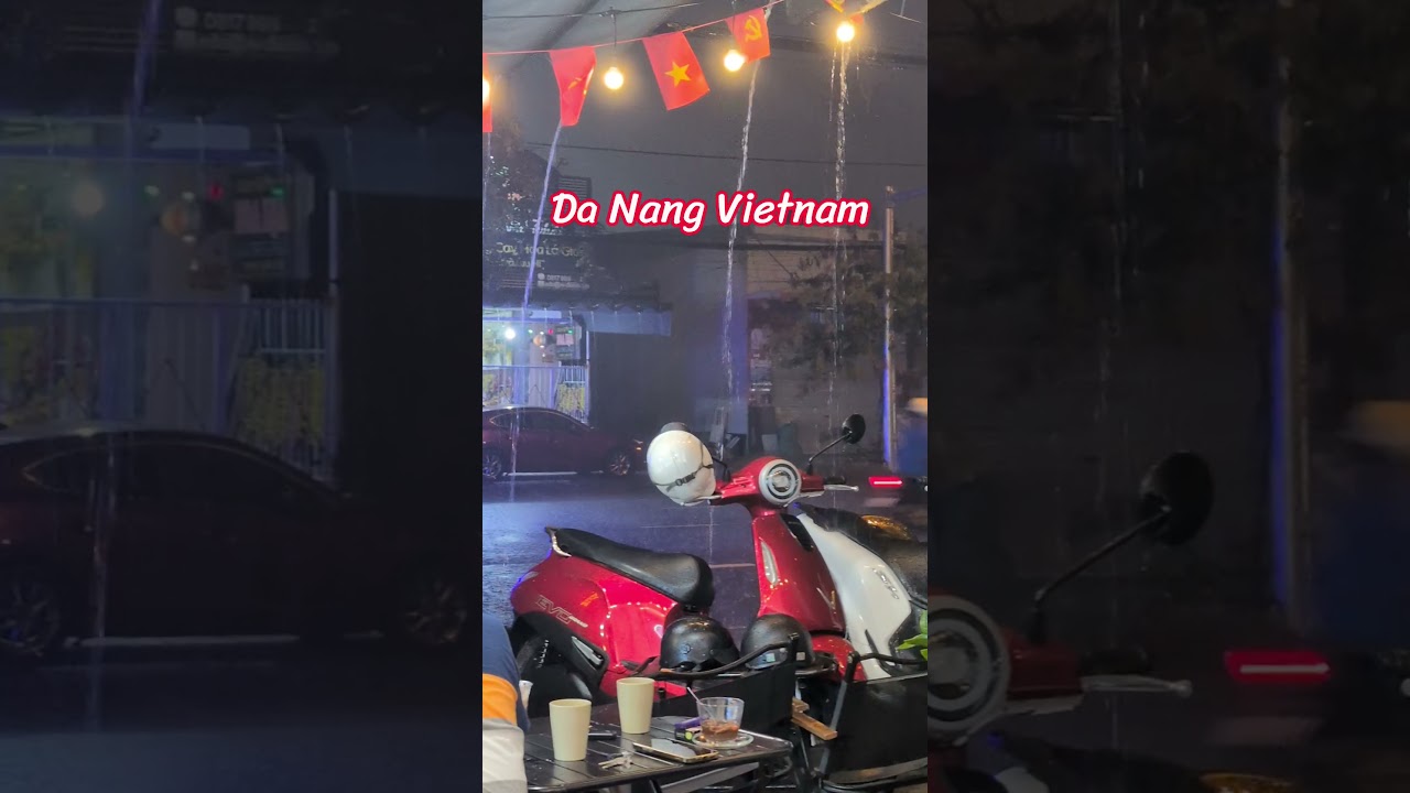 Peaceful sounds of rain while enjoying great food and drinks with amazing friends at Anh Linh Chi
