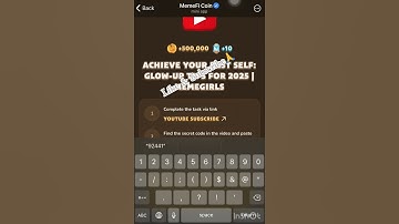 ACHIEVE YOUR BEST SELF: GLOW-UP TIPS FOR 2025 | MEMEGIRLS | MEMEFI COMBO CODE TODAY | MemeFi