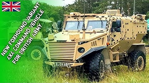 General Dynamics UK Unveils New Foxhound Variant 4x4 Command Vehicle for British Army