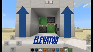 How To Make An Elevator In Minecraft Bedrock Edition