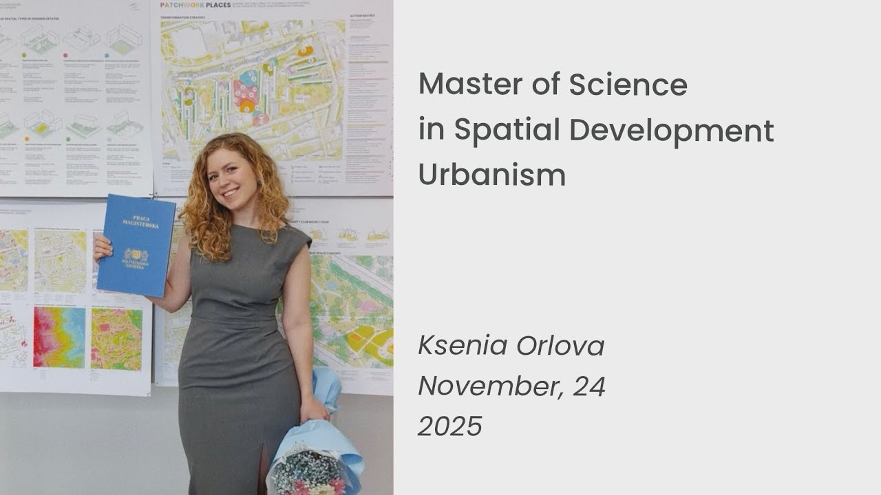 Public Defence of Master’s Thesis | Urbanism