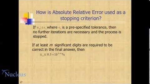 Lecture 2 - Scientific Computing - Measuring Errors - Nucleus Academy