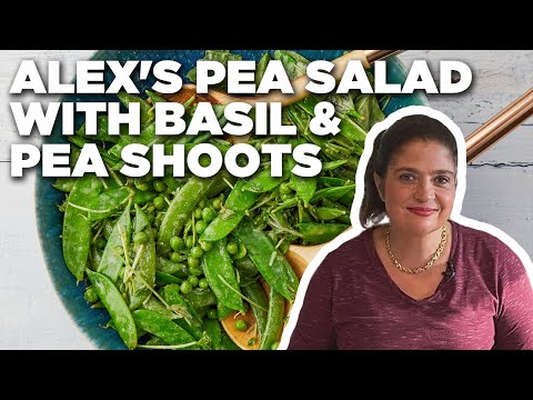 Alex Guarnaschelli's Pea Salad with Basil and Pea Shoots | Food Network