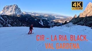 Cir - La Ria, Black, Val Gardena 4K
