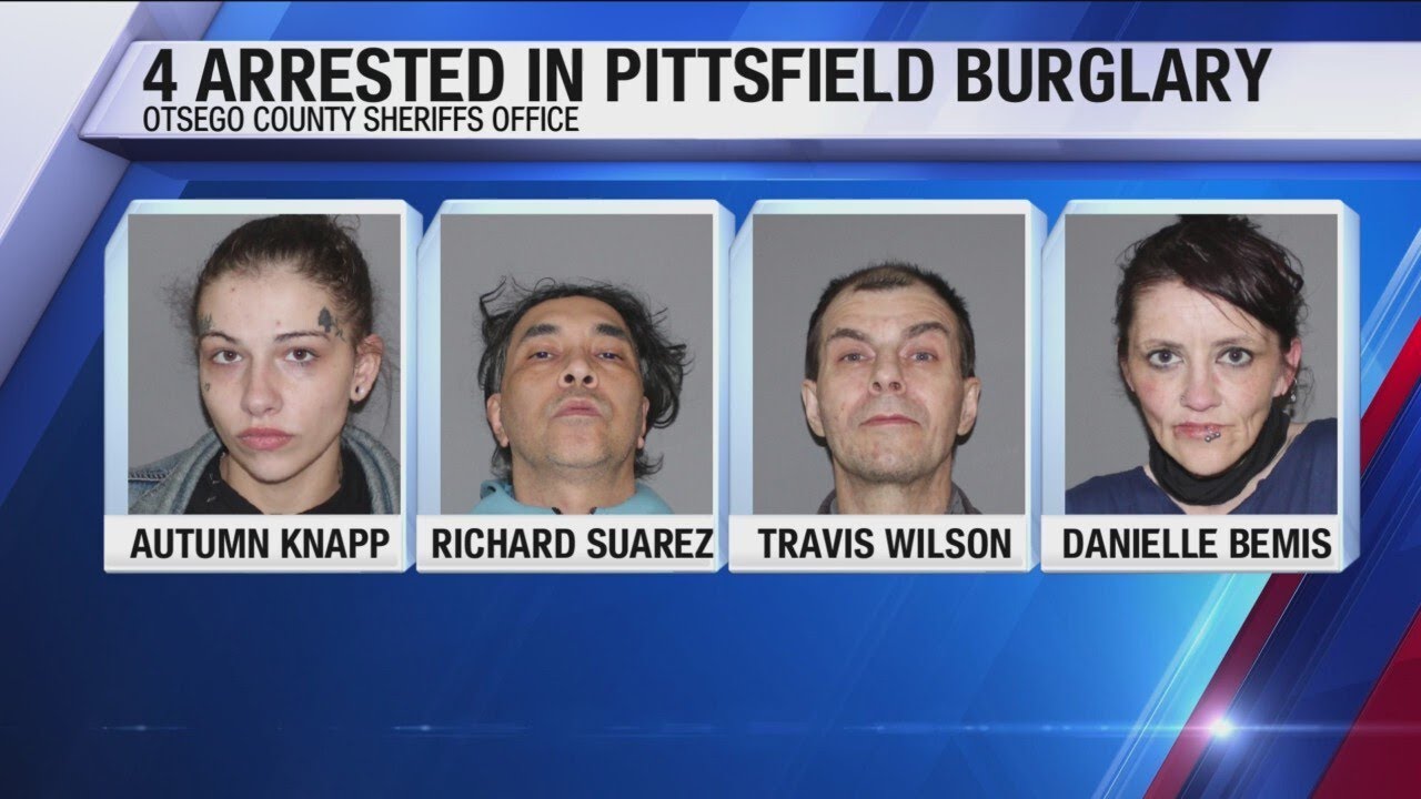 Four Face Charges in Pittsfield Burglary - YouTube