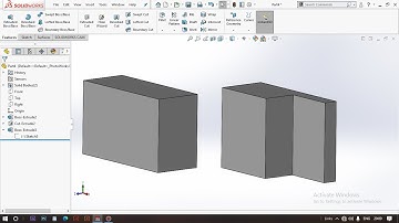 creating an Extruded cut ; Solidworks tutorial