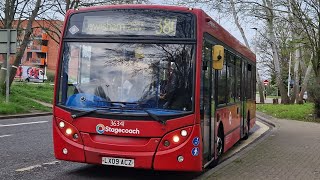 *Fast Driver* | Stagecoach London 36341 LX09ACZ Bus Route 380 | ADL Enviro 200 Allison Euro 4