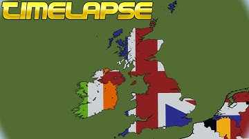 British Isles - Huge Scale World Flag Map [Part 4] [Minecraft]
