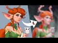 2D to 3D! Sculpting a Female Cervitaur From Start to Finish! 🦌DOTA ENCHANTRESS🦌