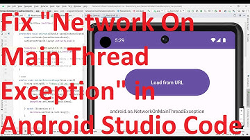 How to fix NetworkOnMainThreadException using StrictMode.ThreadPolicy in your Android Studio code?