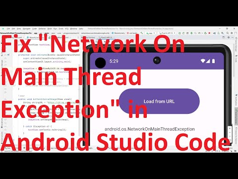 How to fix NetworkOnMainThreadException using StrictMode.ThreadPolicy in your Android Studio code?