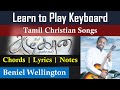 Um Azhagana Kangal Keyboard | Tamil Christian Song | Notes, lyrics and Chords | Johnsam Joyson