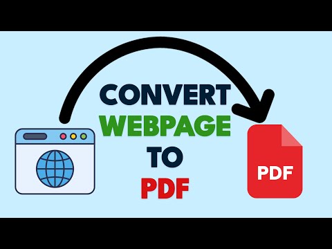 How to Save Any Webpage as a PDF (2025 Method for Chrome, Edge, Firefox)