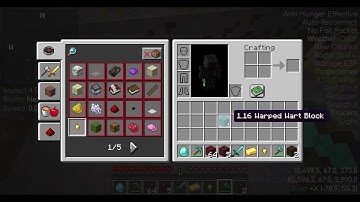 Minecraft 1.16 EnchantedSword.net local instance with 1.15.2 client